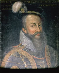 Porträt von Robert Dudley (1532-88) Earl of Leicester